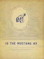 Megargel High School 1949 yearbook cover photo