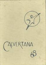 Calvert High School 1968 yearbook cover photo