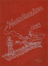 Harrison High School 1953 yearbook cover photo