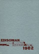 Edison Technical High School 1982 yearbook cover photo