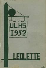 Upper Leacock High School 1952 yearbook cover photo