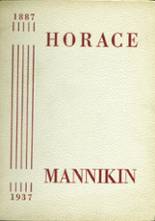 Horace Mann-Lincoln High School 1937 yearbook cover photo