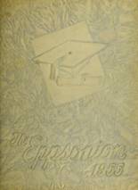C. M. Eppes High School 1955 yearbook cover photo