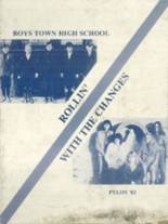 Boys Town High School 1983 yearbook cover photo