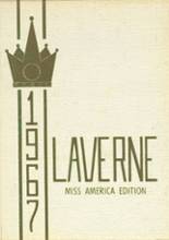 Laverne High School 1967 yearbook cover photo