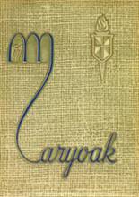 St. Mary's High School 1954 yearbook cover photo