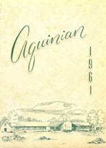 1961 Aquinas High School Yearbook from Augusta, Georgia cover image