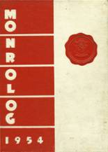 Monroe High School 1954 yearbook cover photo