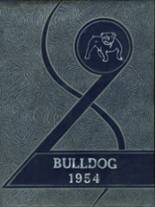 Bronson High School 1954 yearbook cover photo