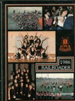 Bradford High School 1986 yearbook cover photo