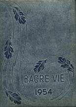 Battle Creek Academy 1954 yearbook cover photo