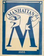 Manhattan High School 1933 yearbook cover photo