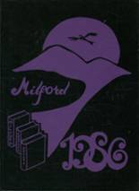 Milford Central High School 1986 yearbook cover photo