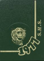 Shelby High School 1977 yearbook cover photo