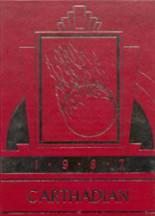 1987 Carthage High School Yearbook from Carthage, New York cover image