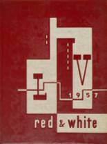 Lake View High School 1957 yearbook cover photo