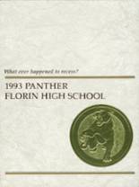 Florin High School 1993 yearbook cover photo