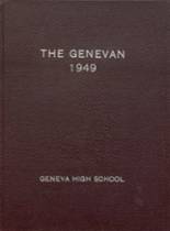 Geneva High School 1949 yearbook cover photo