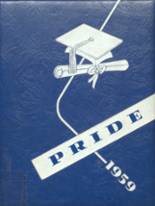 Garden City High School 1959 yearbook cover photo
