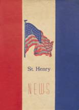 St. Henrys High School 1943 yearbook cover photo