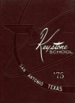 Keystone School 1975 yearbook cover photo