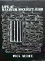 Lapeer East High School 1987 yearbook cover photo