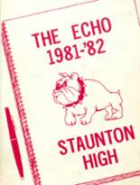 Staunton High School 1982 yearbook cover photo