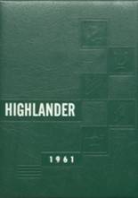 Scotland High School 1961 yearbook cover photo