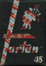 East High School 1948 yearbook cover photo