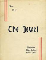 1943 Woodland High School Yearbook from Woodland, Maine cover image
