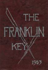 Franklin High School 1953 yearbook cover photo