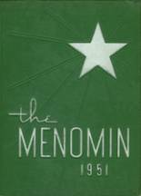Menomonie High School 1951 yearbook cover photo
