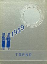 West Lima High School 1959 yearbook cover photo