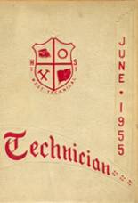 West Technical High School 1955 yearbook cover photo