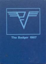 1987 Powder Valley High School Yearbook from North powder, Oregon cover image