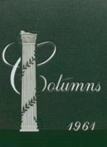 Clifton High School 1961 yearbook cover photo