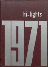 Hadley-Luzerne High School 1971 yearbook cover photo