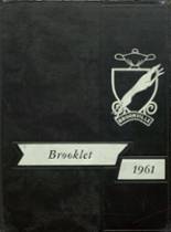 Brookville High School 1961 yearbook cover photo