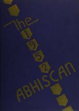 Abbotsford High School 1952 yearbook cover photo