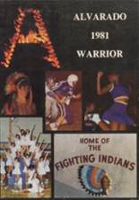 Alvarado High School 1981 yearbook cover photo