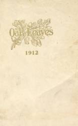 Oakfield High School 1912 yearbook cover photo