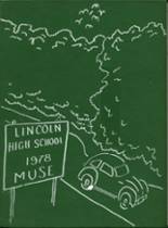 Lincoln High School 1978 yearbook cover photo