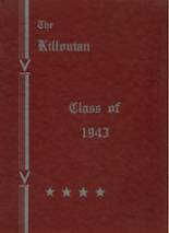Killingly High School 1943 yearbook cover photo