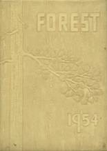 Forest High School 1954 yearbook cover photo