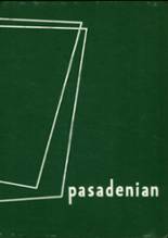 Pasadena High School 1956 yearbook cover photo