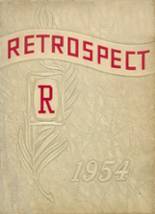Rockport High School 1954 yearbook cover photo