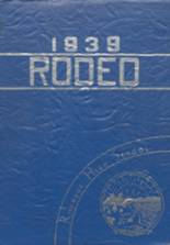 Roundup High School 1939 yearbook cover photo