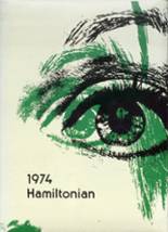 Hamilton High School 1974 yearbook cover photo