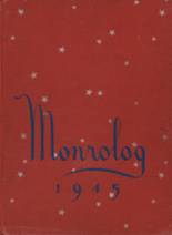 Monroe High School 1945 yearbook cover photo