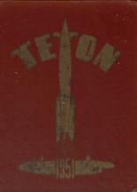 Tracy High School 1951 yearbook cover photo
